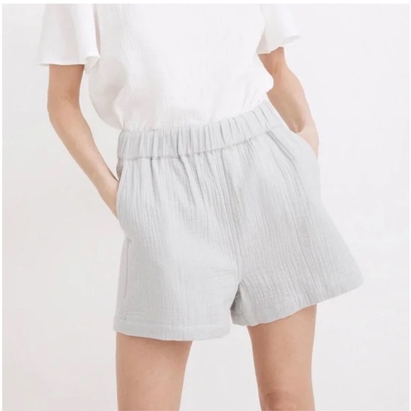 Madewell Lightspun Easy Pull On Shorts - Picture 1 of 7